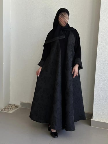 عباية كلوش قماش (جاكار)