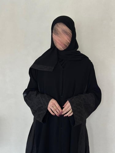 عباية قماش (سراميك)كلوش باضافه ركام