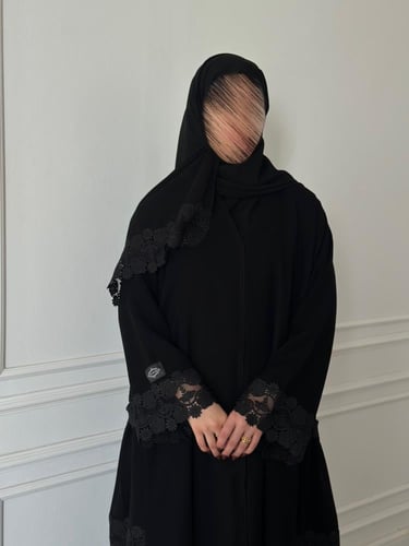 عباية كلوش قماش(سراميك)بكلفة كسرات بالجوانب