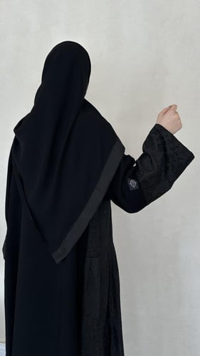 عباية قماش (سراميك)كلوش باضافه ركام