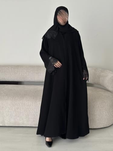 عباية نص كلوش قماش(انترنت)بأضافة كلفة