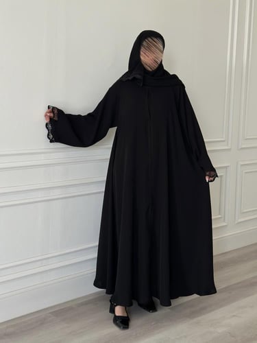 عباية كلوش قماش(انترنت) اضافه كلفه