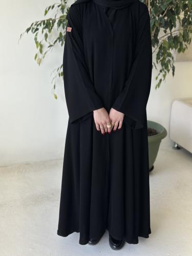 عباية ساده كلوش قماش(ملكي)