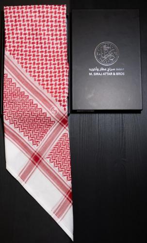 شماغ العطار جواد احمر