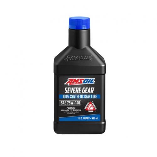 علبه زيت تروس امزاويل AMSOIL 75W140 946ML