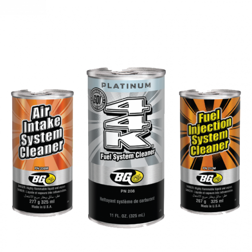 تنظيف نظام حقن الوقود ومجاري الهواء من بي جي BG