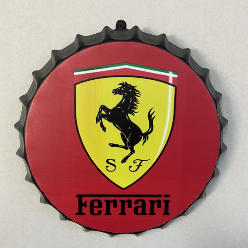 لوحة حديد غطاء قارورة