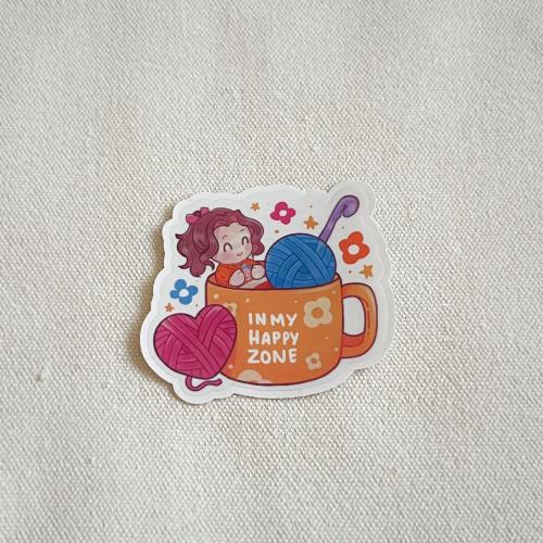 ملصق شفاف in my happy zone
