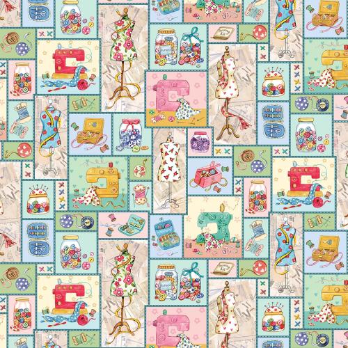 قماش نقش فن الترقيع أمريكي / متر