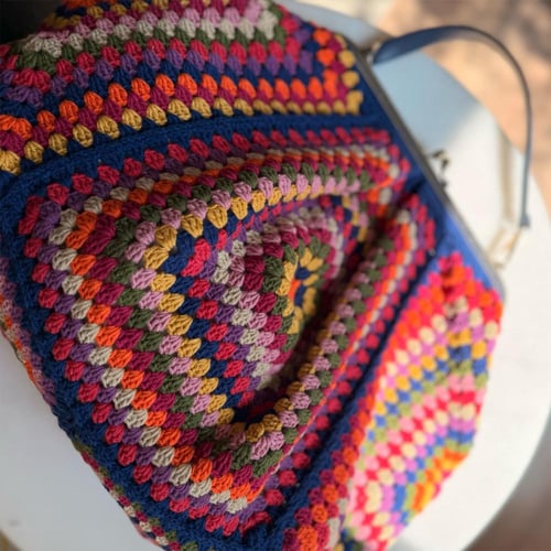 حقيبة فينتج XL كحلي