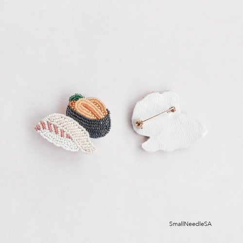 مجموعة تطريز بروش سوشي من Miyuki