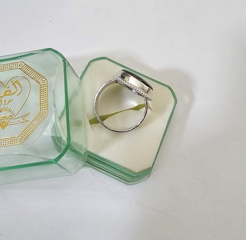 خاتم عقيق مصور فضه اصلي