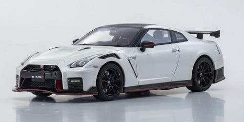 RARE Nissan GTR NISMO R35 WHITE 1:18 KYOSHO LIMITE...