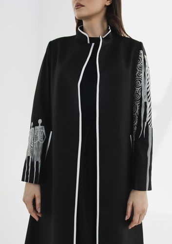 SIDERA بلايزر بقصة مميزه مصنوع من الكتان الانيق وا...