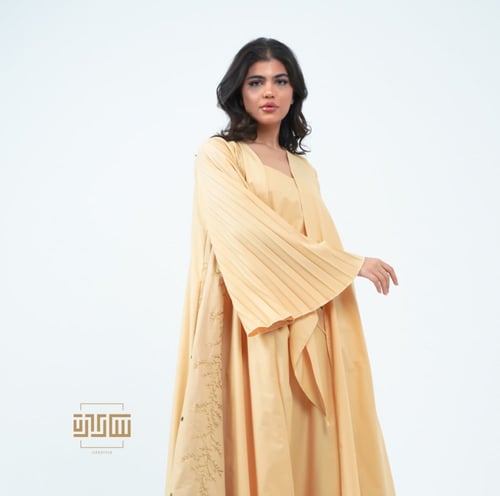 ماديرا عبايا ثلاث قطع مصنوعه من الشانتون والقطن ال...