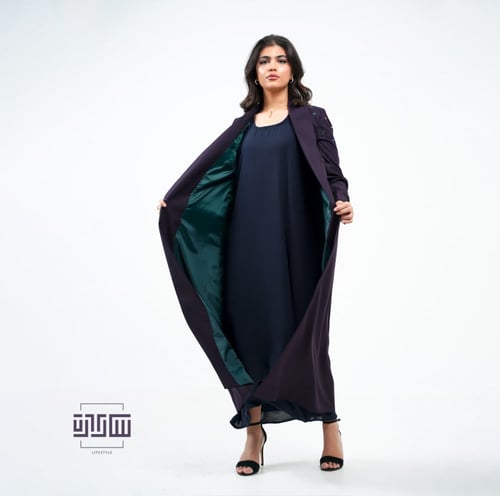 كاماسيا بلايزر عبايا مطعمه الكريستال السوارفسكي ال...