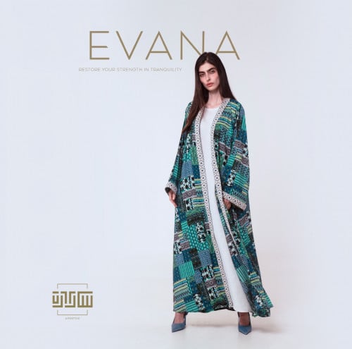 ايڤانا .. عبايه مصنوعه من القطن الايطالي الفاخر ال...