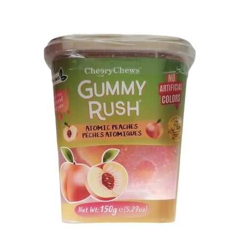 GUMMY RUSH ATOMIC PEACHES 150G / جامي راش خوخ 150غ