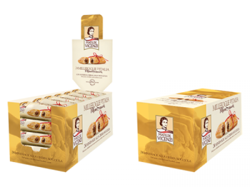 فطائر فشينزي ميني سناك بالبندق 25غ*24