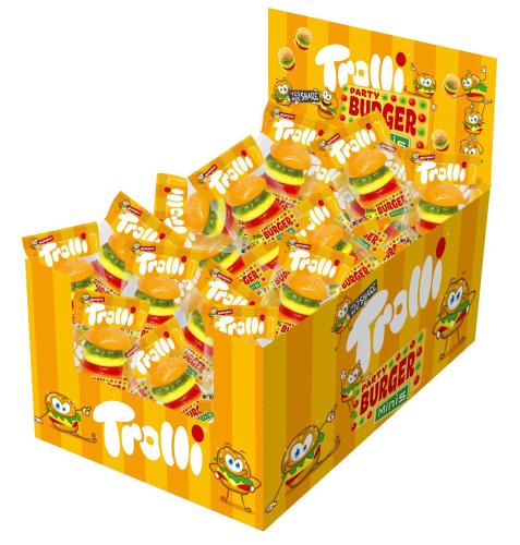 TROLLI PARTY BURGER MINIS 12GX36 / ترولي حلوي برجر...