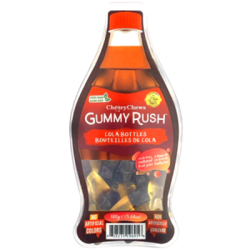 GUMMY RUSH COLA BOTTLE 160G / جامي راش كولا زجاجة...