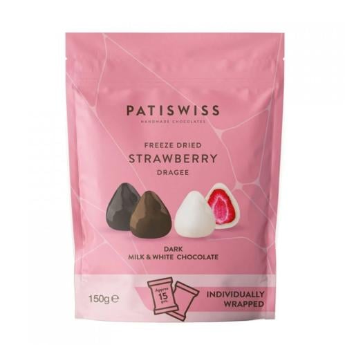 PATISWISS MIXED DARK &WHITE STRAWBERRY CHOCOLATE 1...