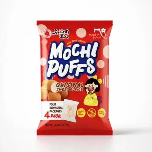 موتشي باف ياباني اصلي / Mochi Puffs Original