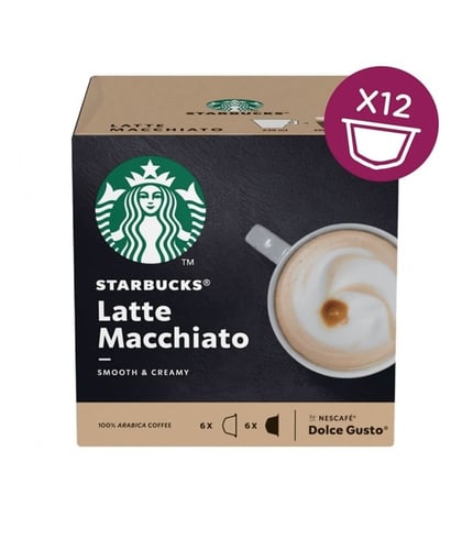ستاربكس كبسولات دولشي لاتيه ماكياتو 129غSTARBUCKS...
