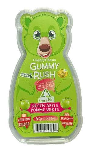 جامي راش دب تفاح اخضر 160غ / Gummy Rush Green Appl...
