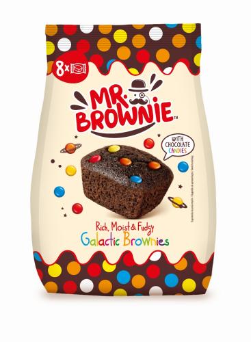 مستر براوني براونيز بحبوب الشوكولاتة الملونة 200 غ