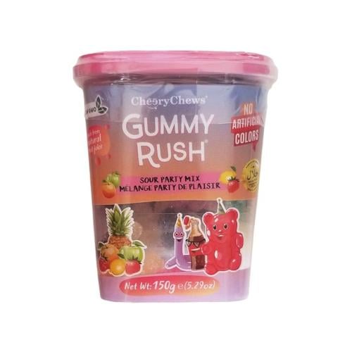 GUMMY RUSH SOUR PARTY MIX 150G / جامي راش جيلي حام...