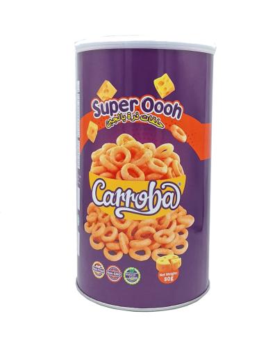 سوبر اووه حلقات الذرة بالجبن علبة 80غ