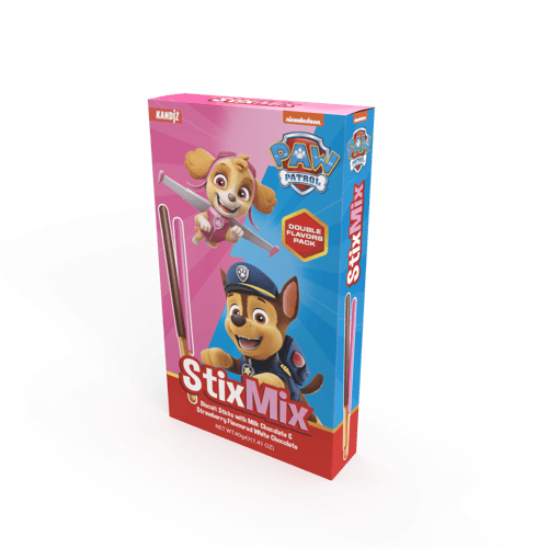 نيكولوديون ستيكس ميكس فراولة باو باترول 40غ*6