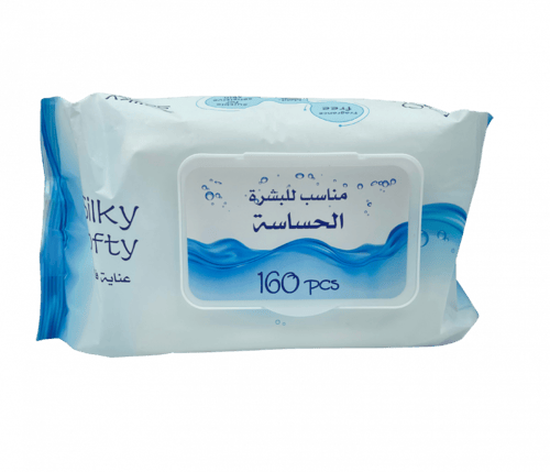 سلكي سوفتي - مناديل مبللة بدون رائحة