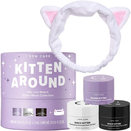 آي ديو كير-مجموعة ماسك تقشير الوجه ميني +رباط الشع...