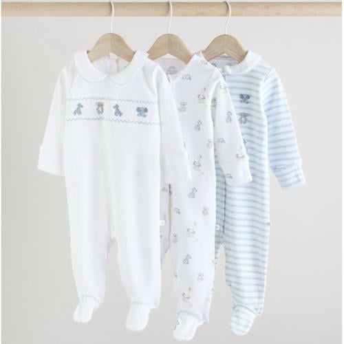 طقم 3 اوفرول قطني من NEXT