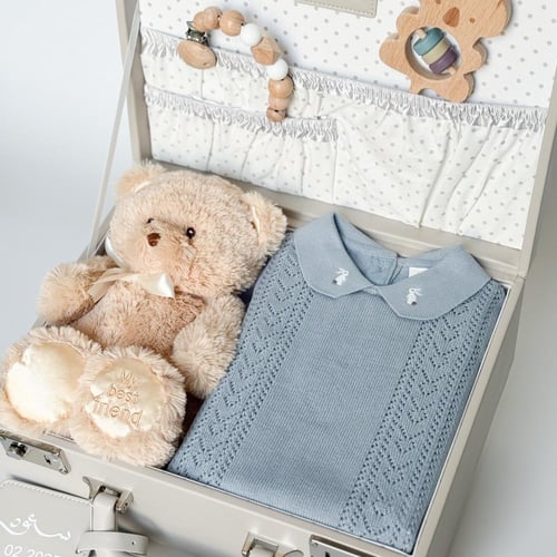 حقيبة جلدية بطقم NEXT