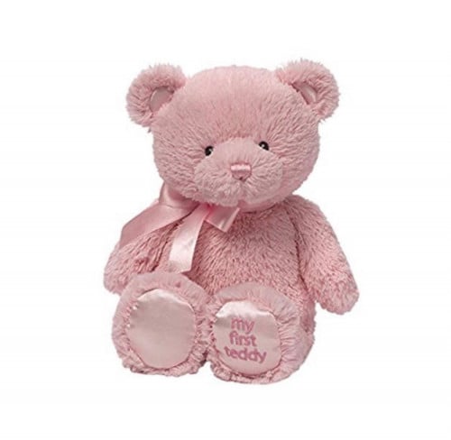 دمية دب وردية بعبارة My best friend