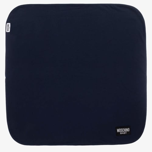 حقيبة جلدية فاخرة-مفرش كحلي من Moschino