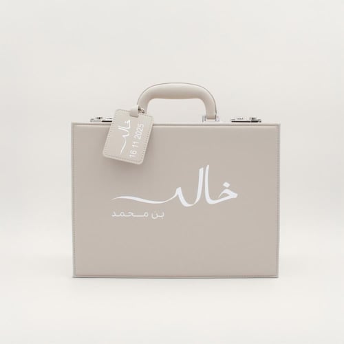 حقيبة جلدية بطقم من البراند الأوربي ARTESANÍA GRAN...