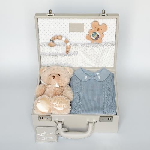 حقيبة جلدية بطقم NEXT