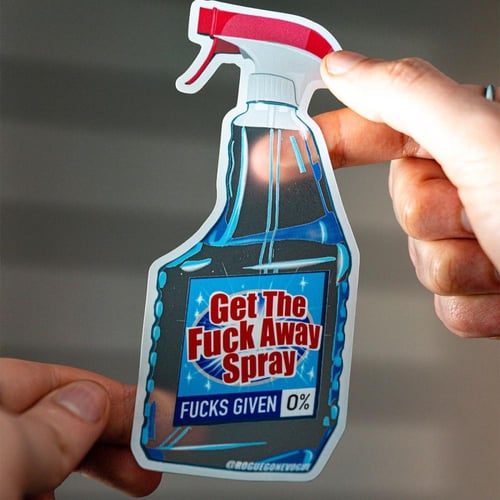 ستيكر شفاف حبر ابيض