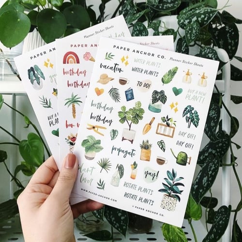 ستيكرات في شيت A5