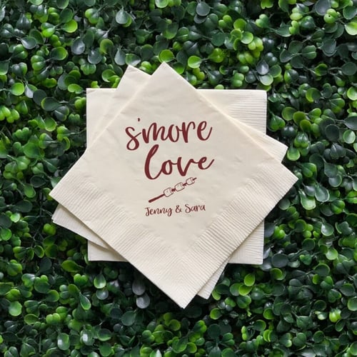 الطباعه على المناديل الورقيه - لون واحد