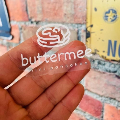 ستيكر شفاف حبر ابيض