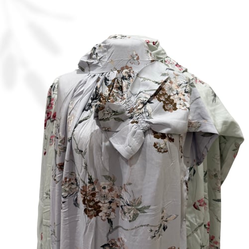 شرشف صلاة مشجر رمادي