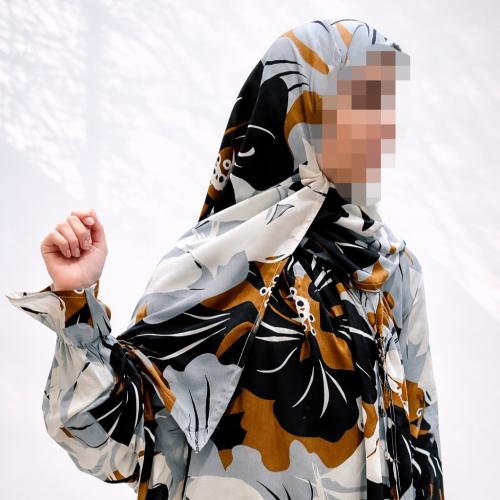 شرشف صلاة مشجر اخضر