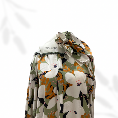 شرشف صلاة كروشية (اخضر )