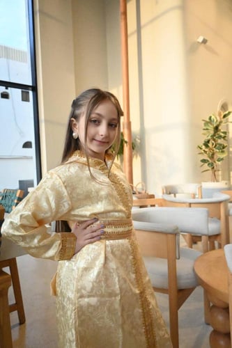 الزي المغربي بناتي ( قفطان مغربي )