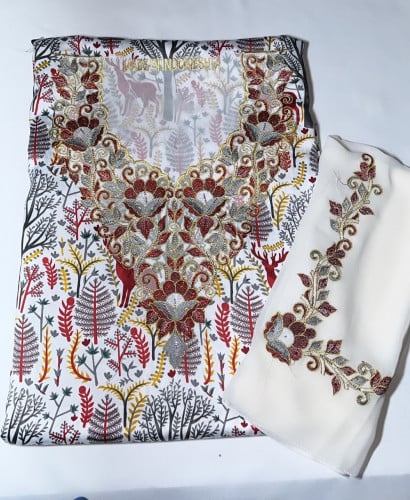 مخور مع طرحه أبيض